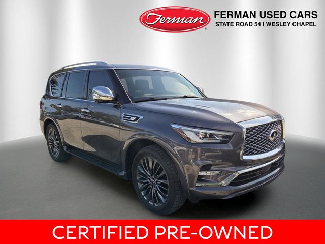 Anthracite Gray 2023 INFINITI QX80 Sensory 4WD SUV / Crossover All-Wheel Drive 7-Speed Automatic