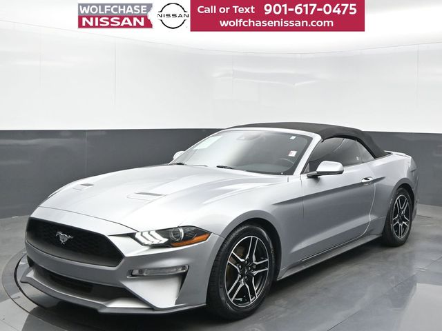 Iconic Silver Metallic 2021 Ford Mustang EcoBoost Premium Convertible RWD Convertible Rear-Wheel Drive Automatic