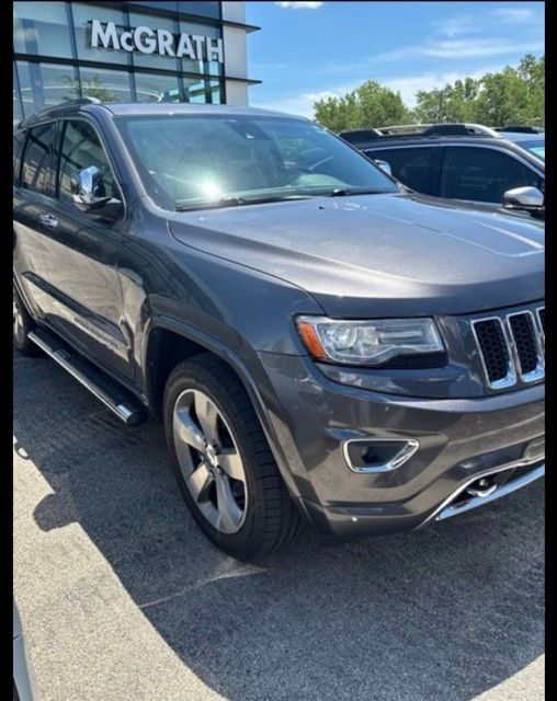 Gray (Granite Crystal Metallic Clearcoat) 2014 Jeep Grand Cherokee Overland 4WD SUV / Crossover Four-Wheel Drive 8-Speed Automatic