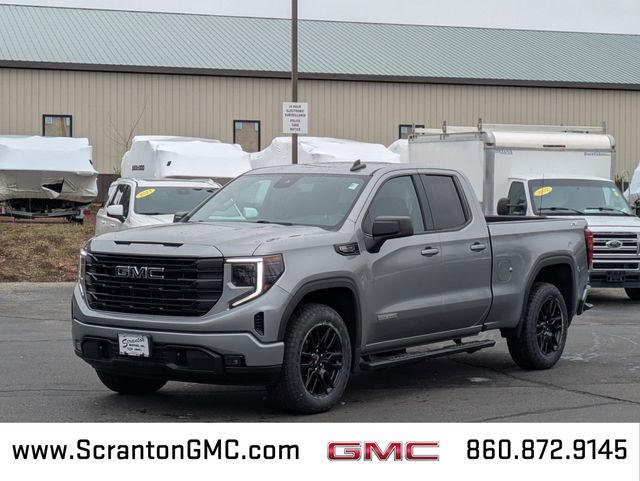 Sterling Metallic 2023 GMC Sierra 1500 Elevation Double Cab 4WD Pickup Truck Four-Wheel Drive Automatic