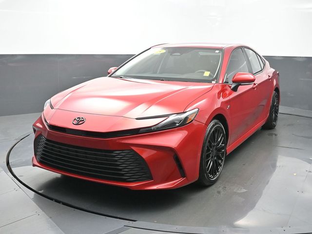 Red 2025 Toyota Camry Sedan Front-Wheel Drive Continuously Variable Transmission
