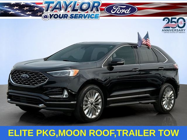 Agate Black Metallic 2022 Ford Edge SUV / Crossover All-Wheel Drive 8-Speed Automatic