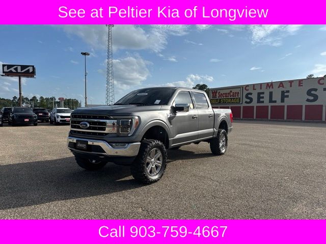 Gray Metallic 2023 Ford F-150 Pickup Truck Four-Wheel Drive Automatic