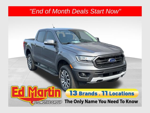 Gray Metallic 2021 Ford Ranger Pickup Truck Four-Wheel Drive Automatic