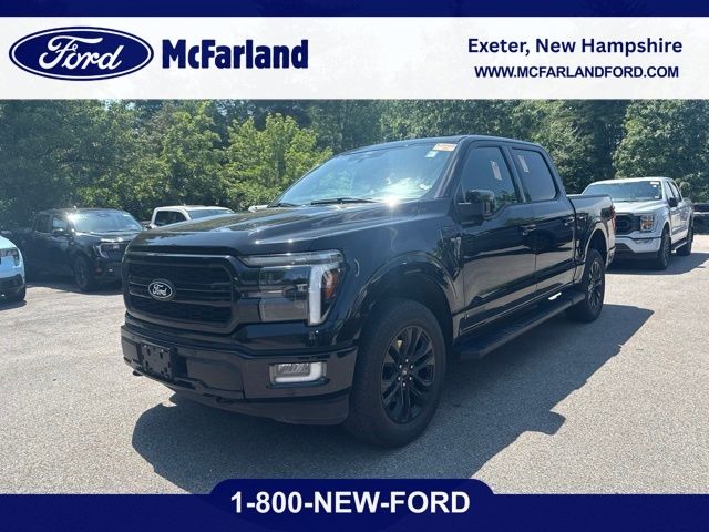 Black 2024 Ford F-150 Pickup Truck Four-Wheel Drive Automatic