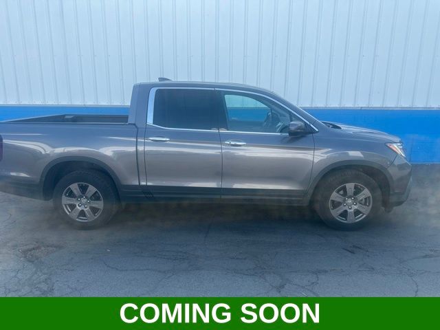 Gray 2020 Honda Ridgeline Pickup Truck All-Wheel Drive 9-Speed Automatic