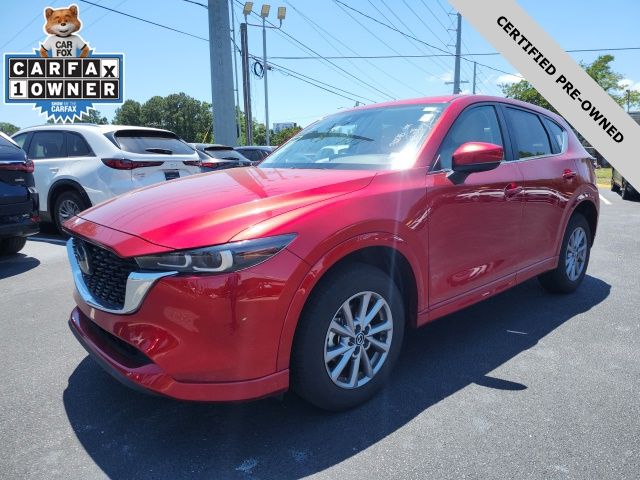 2025 Mazda CX-5 2.5 S Preferred Package Red at Stokes Mazda