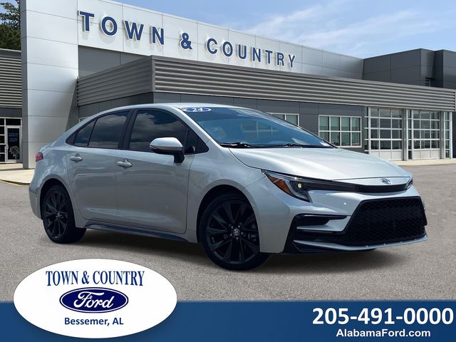 Classic Silver Metallic 2024 Toyota Corolla Sedan Front-Wheel Drive Continuously Variable Transmission