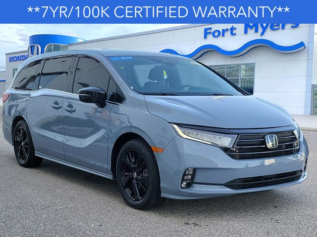 Sonic Gray Pearl 2024 Honda Odyssey Minivan Front-Wheel Drive Automatic