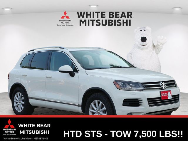 Pure White 2012 Volkswagen Touareg SUV / Crossover All-Wheel Drive 8-Speed Automatic