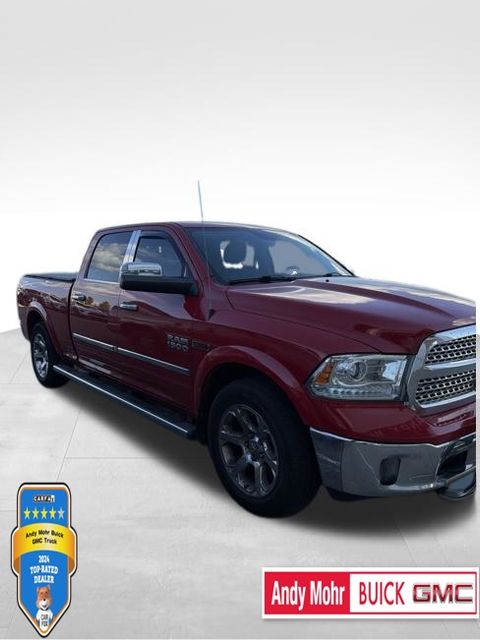 Flame Red Clearcoat 2016 RAM 1500 Pickup Truck Four-Wheel Drive 8-Speed Automatic