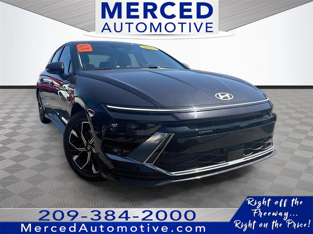 Carbon Blue 2024 Hyundai Sonata Sedan Front-Wheel Drive 8-Speed Automatic