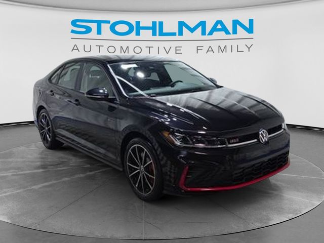 Deep Black Pearl 2026 Volkswagen Jetta GLI Autobahn FWD Sedan Front-Wheel Drive 7-Speed Dual Clutch