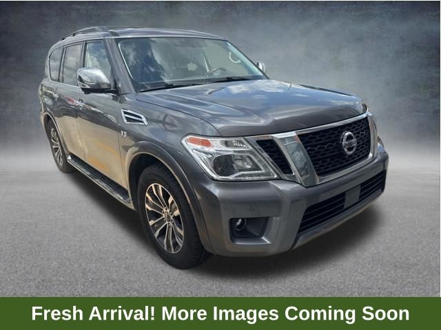 Gray (Gun Metallic) 2019 Nissan Armada SL RWD SUV / Crossover 4X2 7-Speed Automatic