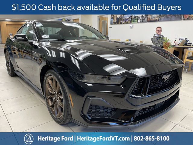 Shadow Black 2026 Ford Mustang GT Premium Fastback RWD Coupe Rear-Wheel Drive Automatic