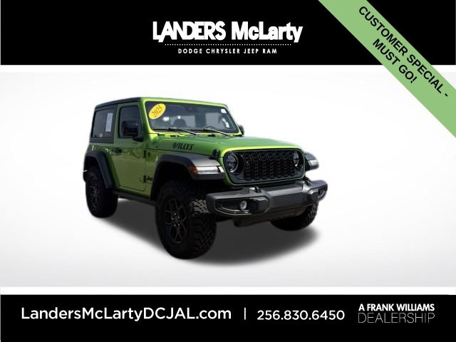 Mojito Clearcoat 2025 Jeep Wrangler SUV / Crossover Four-Wheel Drive 8-Speed Automatic