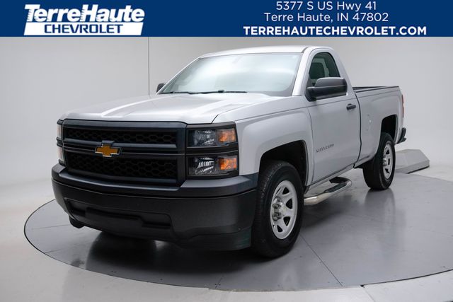 Silver Ice Metallic 2014 Chevrolet Silverado 1500 Pickup Truck 6-Speed Automatic Overdrive