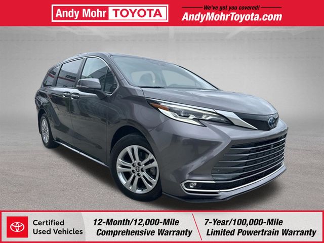 Predawn Gray Mica 2023 Toyota Sienna Minivan All-Wheel Drive Continuously Variable Transmission
