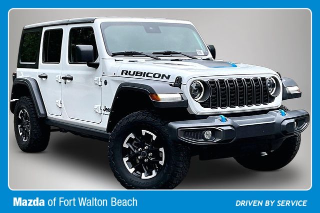 Bright White Clearcoat 2024 Jeep Wrangler 4xe SUV / Crossover Four-Wheel Drive 8-Speed Automatic