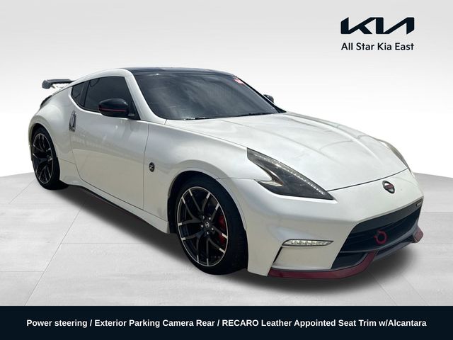 Pearl White 2018 Nissan 370Z NISMO Coupe Rear-Wheel Drive 7-Speed Automatic