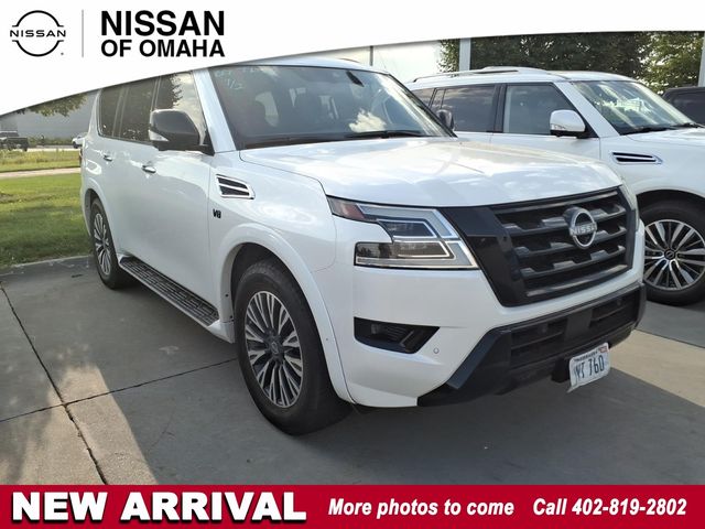Aspen White Tricoat 2021 Nissan Armada SUV / Crossover Four-Wheel Drive 7-Speed Automatic