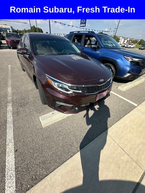 Red (Sangria) 2020 Kia Optima Sedan Front-Wheel Drive 6-Speed Automatic