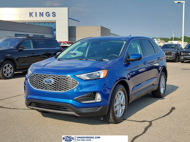 Blue Metallic 2024 Ford Edge SUV / Crossover All-Wheel Drive 8-Speed Automatic