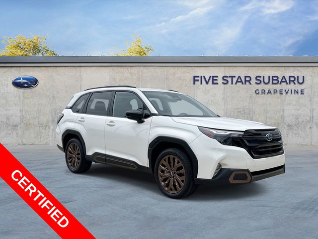 Crystal White Pearl 2026 Subaru Forester SUV / Crossover All-Wheel Drive Continuously Variable Transmission