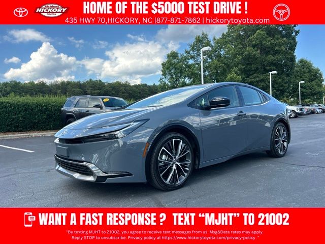 Gray 2024 Toyota Prius Hatchback Front-Wheel Drive Continuously Variable Transmission
