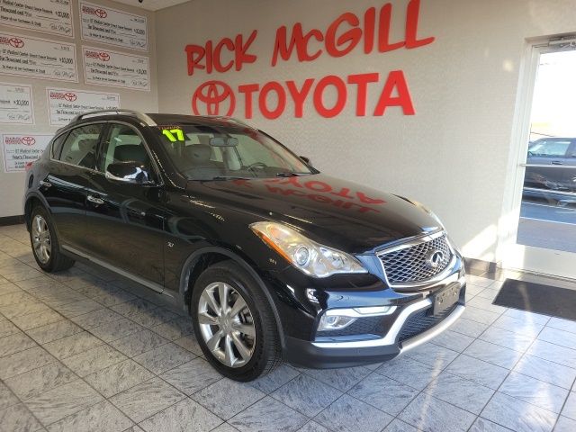 Black Obsidian 2017 INFINITI QX50 AWD SUV / Crossover All-Wheel Drive 7-Speed Automatic