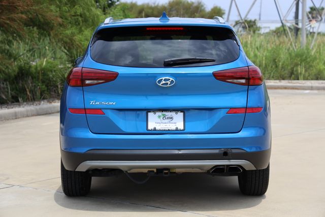 2021 Hyundai Tucson Limited Blue at Texan Dodge Chrysler Jeep Ram