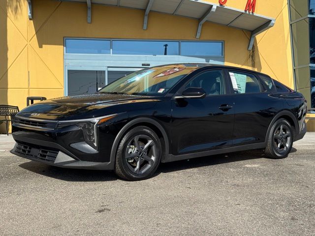 Aurora Black Pearl 2025 Kia K4 LXS FWD Sedan Front-Wheel Drive Continuously Variable Transmission