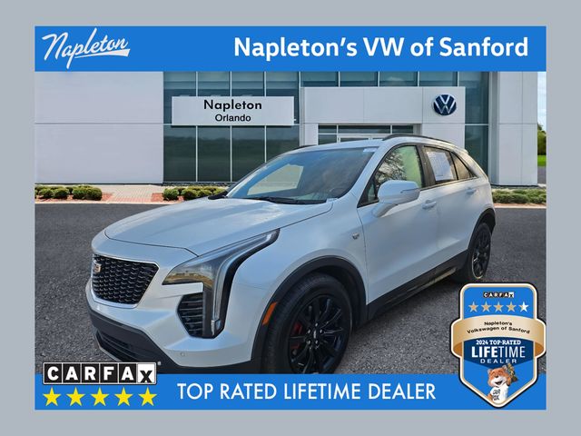 Crystal White Tricoat 2023 Cadillac XT4 Sport FWD SUV / Crossover Front-Wheel Drive 9-Speed Automatic