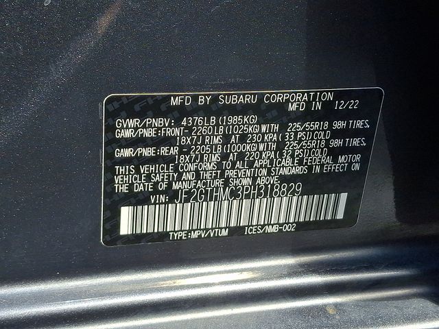 2023 Subaru Crosstrek Limited Gray at Klick Lewis Buick Chevrolet