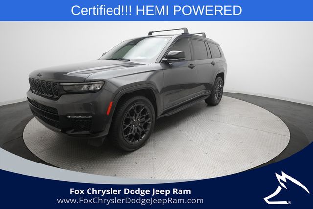 Baltic Gray Metallic Clearcoat 2023 Jeep Grand Cherokee L SUV / Crossover Four-Wheel Drive 8-Speed Automatic