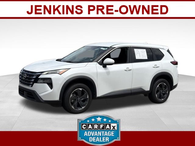 Everest White Pearl 2024 Nissan Rogue SUV / Crossover All-Wheel Drive Continuously Variable Transmission