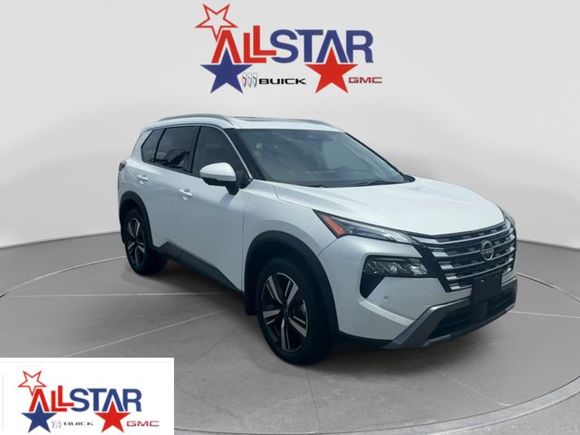 White Pearl 2025 Nissan Rogue SUV / Crossover Front-Wheel Drive Continuously Variable Transmission