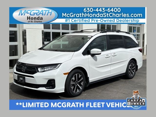 Platinum White Pearl 2026 Honda Odyssey EX-L FWD Minivan Front-Wheel Drive Automatic