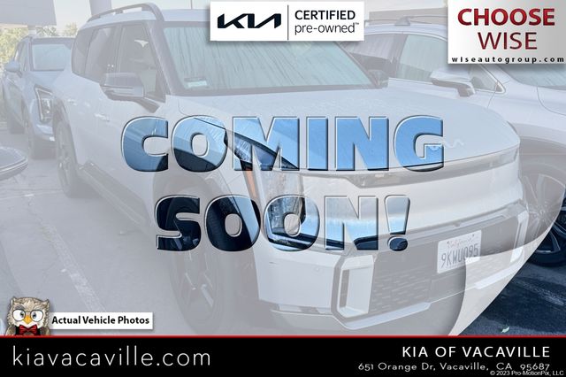 White (Ivory Silver) 2024 Kia EV9 GT-Line AWD SUV / Crossover All-Wheel Drive 1-Speed Automatic
