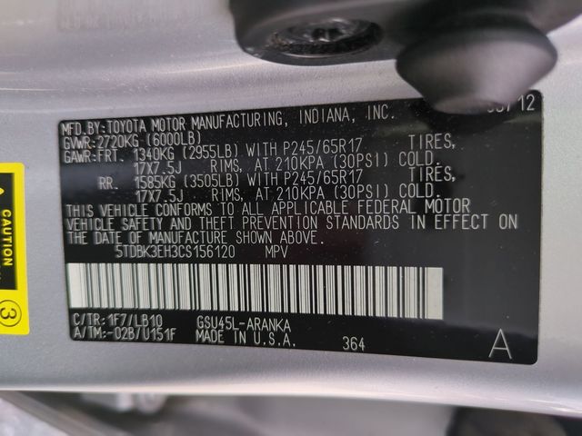 used 2012 Toyota Highlander car, priced at $12,331