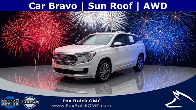 White Frost Tricoat 2023 GMC Terrain SUV / Crossover All-Wheel Drive 9-Speed Automatic
