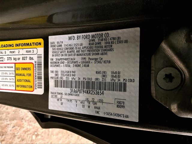 2019 Ford Fusion SE Gray at Carlisle Cadillac Buick GMC