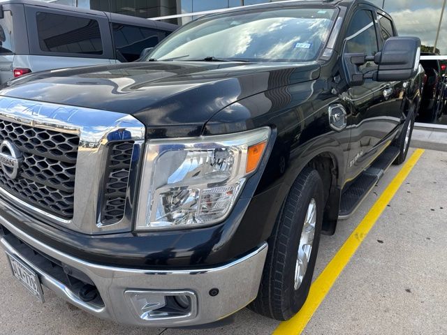 Gray (Magnetic Black) 2017 Nissan Titan Pickup Truck 4X2 7-Speed Automatic