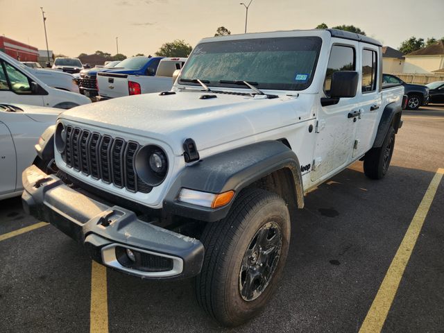 2025 Jeep Gladiator Sport White at Mac Haik CDJR North Houston