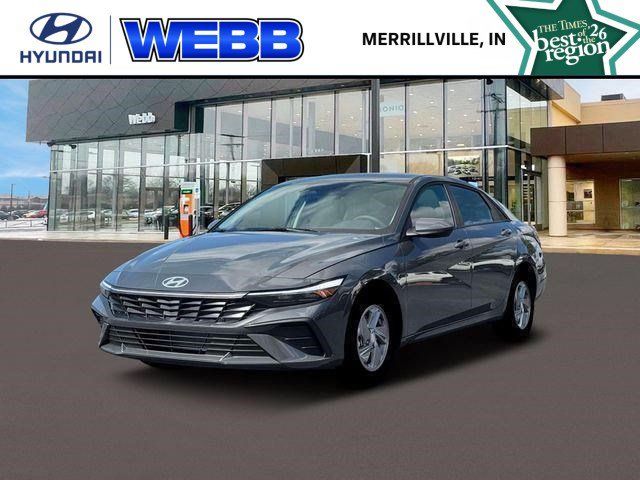 Ecotronic Gray 2026 Hyundai Elantra Sedan Front-Wheel Drive Continuously Variable Transmission