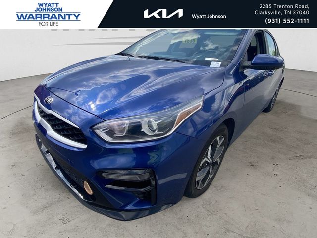 Deep Sea Blue 2021 Kia Forte Sedan Front-Wheel Drive Continuously Variable Transmission