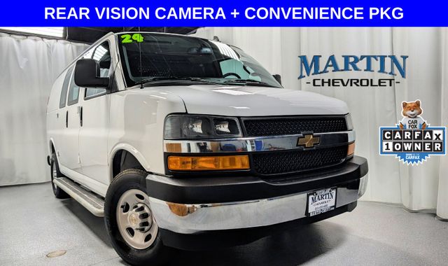 Summit White 2024 Chevrolet Express Cargo 2500 RWD Van Rear-Wheel Drive 8-Speed Automatic Overdrive