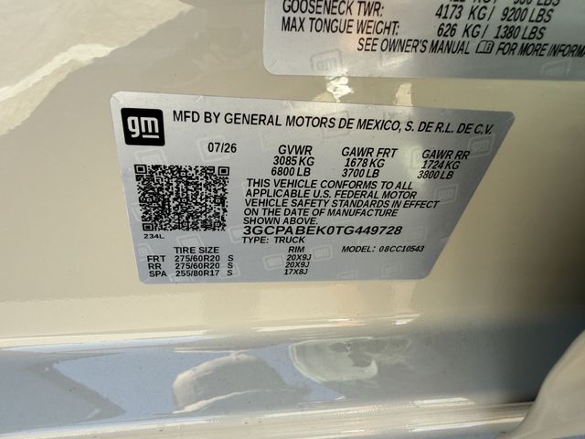 2026 Chevrolet Silverado 1500 Custom White at DeMontrond Gulf Freeway