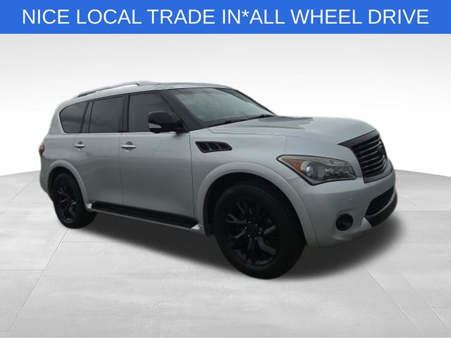 Gray (Liquid Platinum) 2011 INFINITI QX56 SUV / Crossover Four-Wheel Drive 7-Speed Automatic