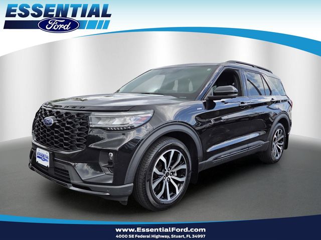 Black Metallic 2025 Ford Explorer SUV / Crossover Rear-Wheel Drive Automatic